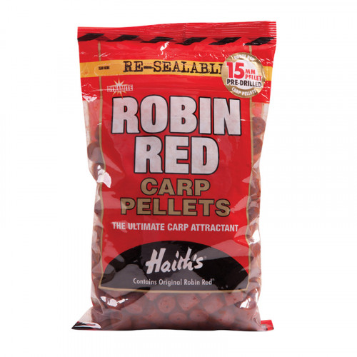 Пеллетс DYNAMITE BAITS Robin Red 15 мм. (просверл.) 900 гр.