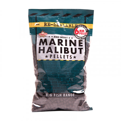 Пеллетс DYNAMITE BAITS Marine Halibut 6 мм. 900 гр.